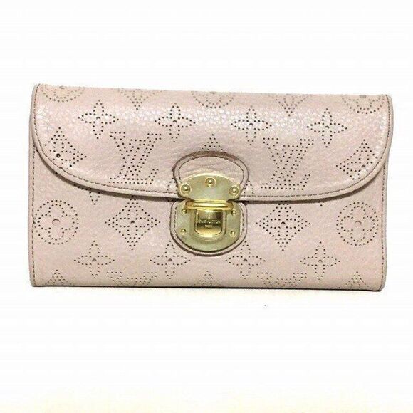 LOUIS VUITTON Portefeuille Amelia Poudre Mahina Long Wallet - Picture 1 of 5